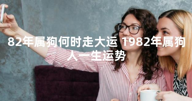 82年属狗何时走大运 1982年属狗人一生运势
